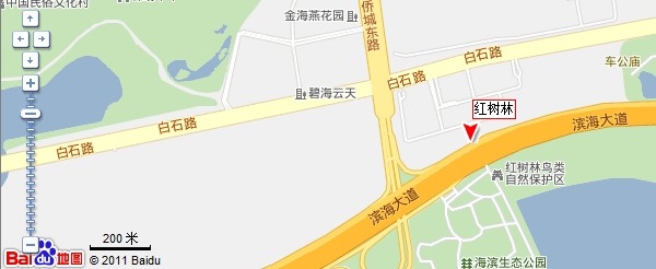 深圳红树林自然保护区地图